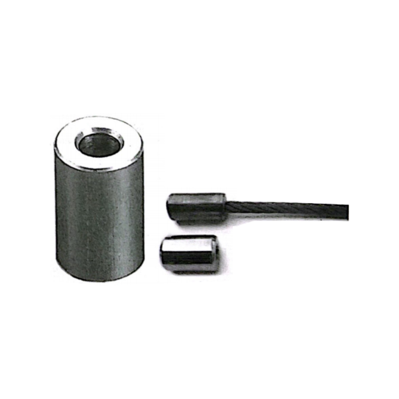 Tel Halat için Çelik Durdurma Butonları (Düşük Karbonlu Çelik, 1/8"–1-1/4")