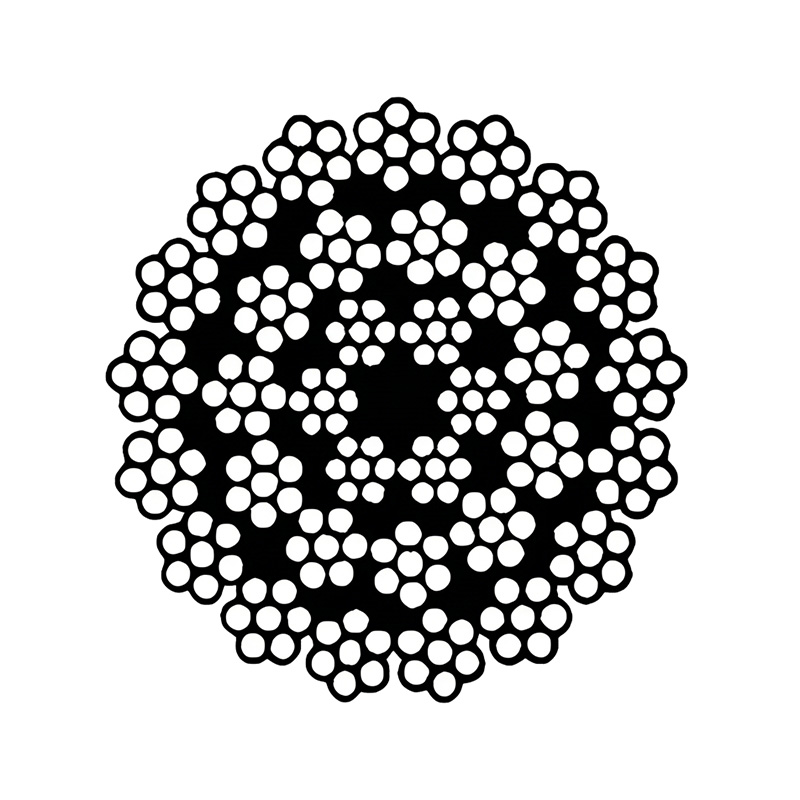 ASTM A1023 34x7 Dönmeye Dirençli Kategori 2 Çelik Halat